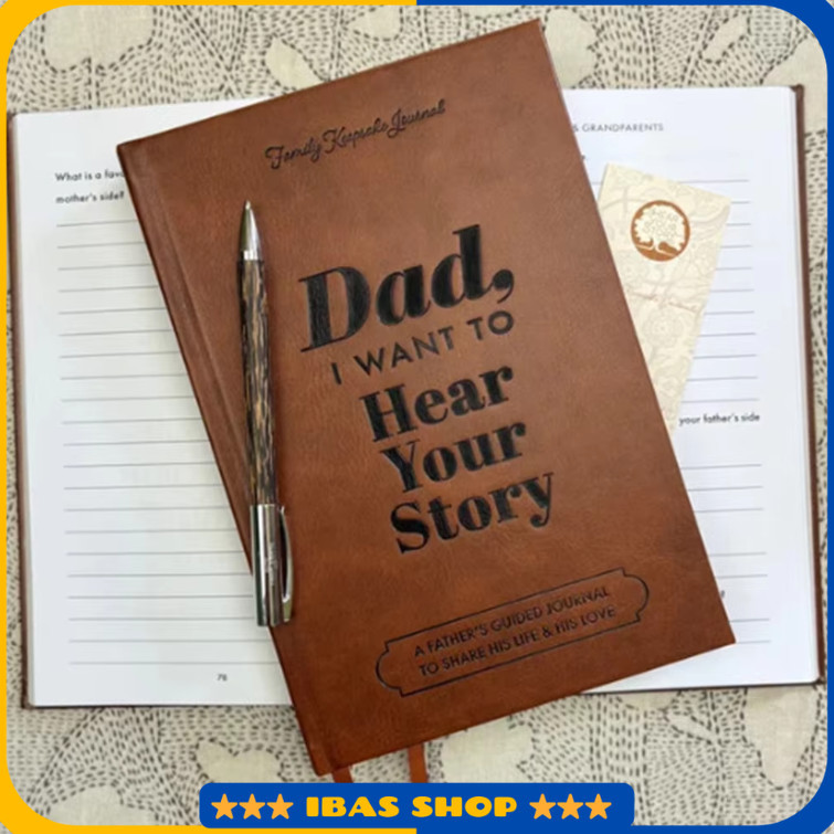 

Buku Jurnal Leather Journal Personalized Father Guided Notebook - BK3