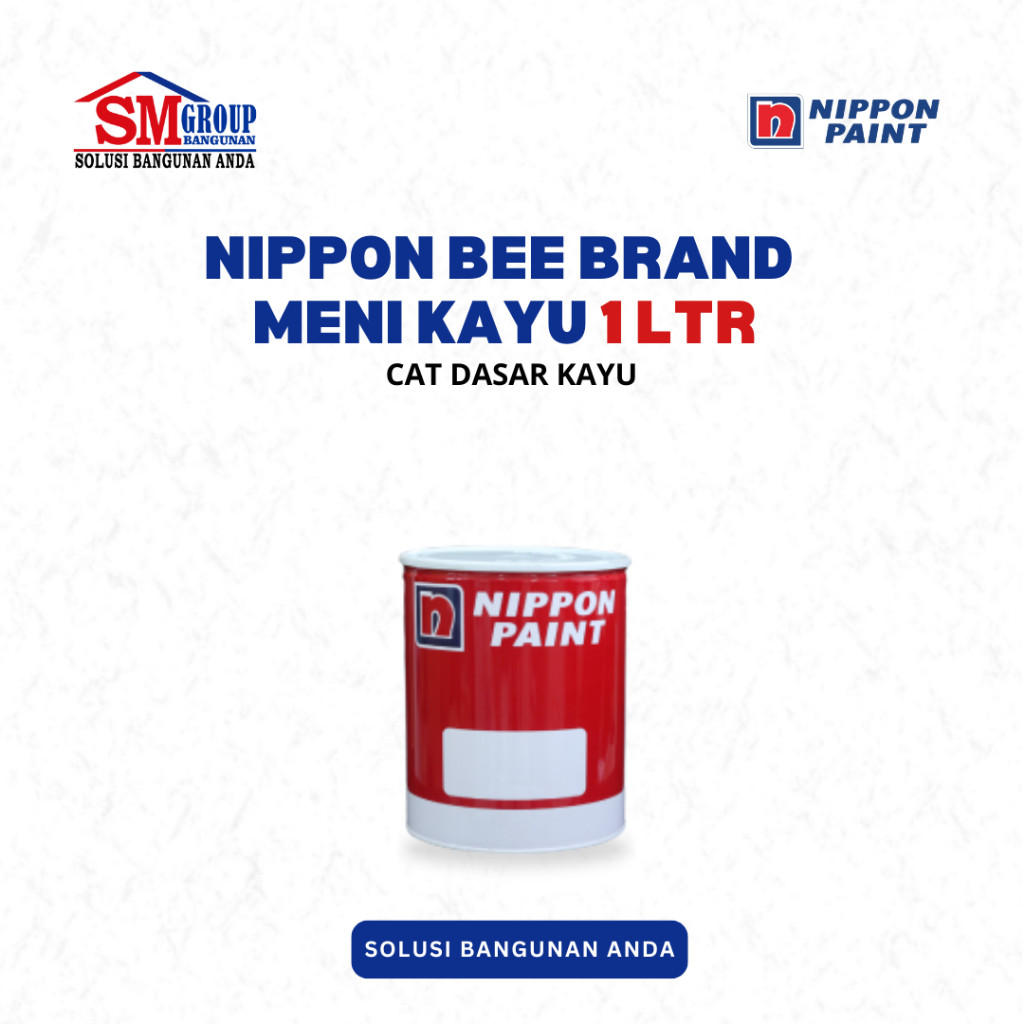 Nippon Meni Kayu Cat Dasar Meni Kayu 1 Kg | Nippon Bodelac Meni Kayu Ukuran 1 KG
