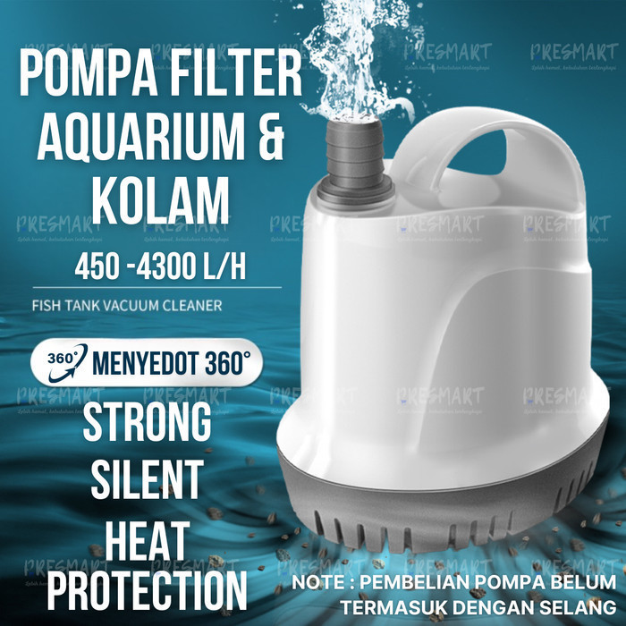Pompa Air Celup Mesin Filter Submersible Water Pump Watt Kecil Kolam Aquarium Akuarium Aquascape Ika