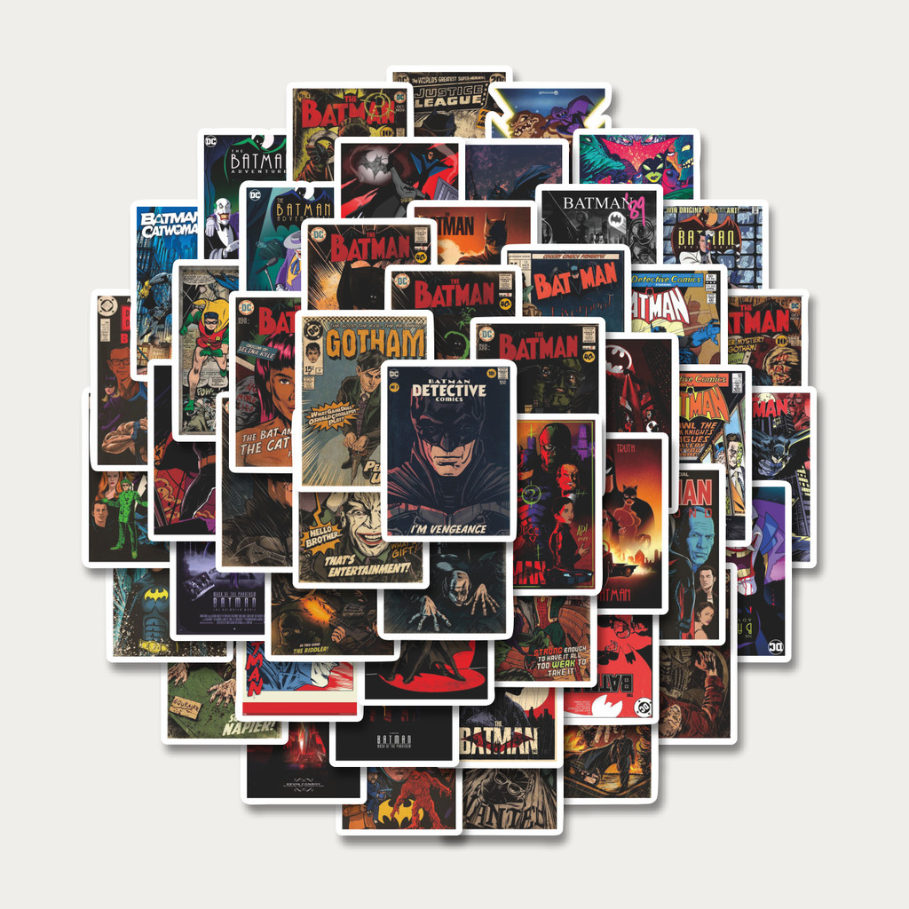 

Sticker Pack Stiker Cover Comic Batman Vintage | Sticker TUMBLR | Stiker LAPTOP KOPER HELM