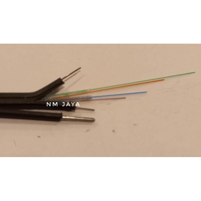 Kabel FO Fiber Optik 2 Core 3 Seling Jelly Tube 2 Core 4 Core 3 Sling Jelly Tube Outdoor 1000 Meter 