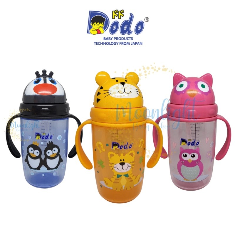 Dodo Botol Minum anak Karakter 350ml Handle Cup Bottle Anti Tumpah