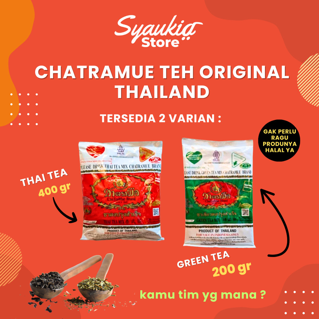 

Thai Tea Ori Chatramue Original Thailand - Syaukia Store