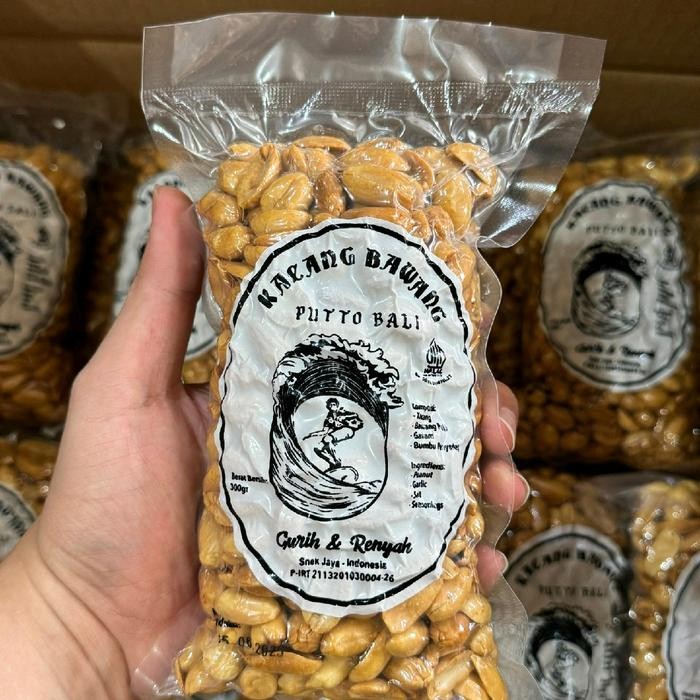 

Kacang Kapri Putto Bali Cemilan Food vakum Snacks Snacks Asin Bawang - putto bawang
