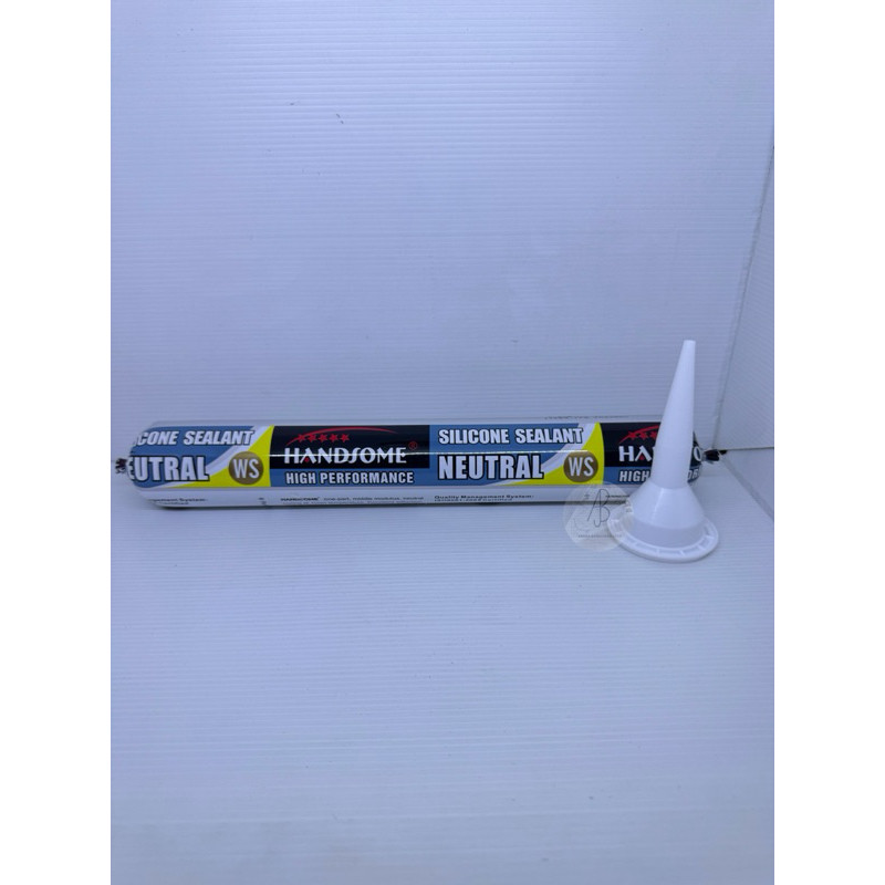 Lem SOSIS NETRAL HANDSOME 600ml / Lem Silicone Netral / Lem Sealant Netral SOSIS HANDSOME / Lem Seal