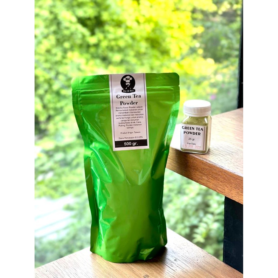 

R&B Green Tea Powder Bubuk Matcha Perisa Makanan Minuman Premix