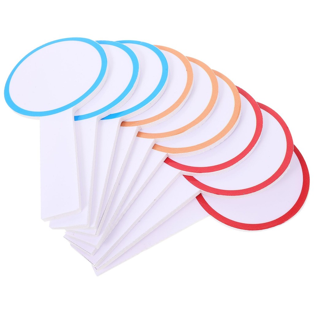

20 Pcs Mini Whiteboard Handheld Dry Erase Blank Board Portable Small Boards Classroom Student Auction Scoreboards Marker