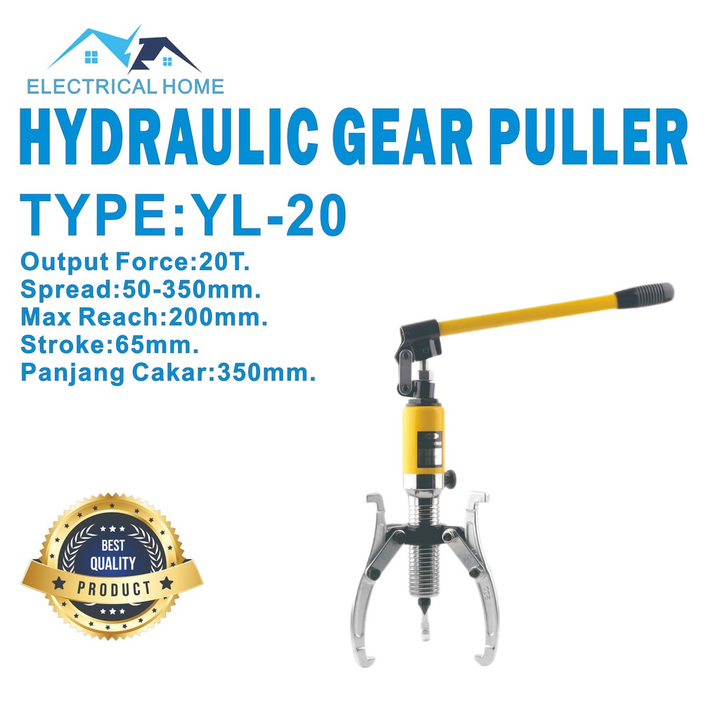 Tang Hydraulic Gear Puller Integral / Treker Bearing Puller Hydraulic YL-20T