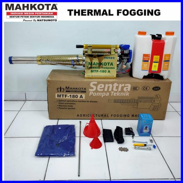 Mesin fogging nyamuk demam berdarah Thermal Fogging machine MAHKOTA