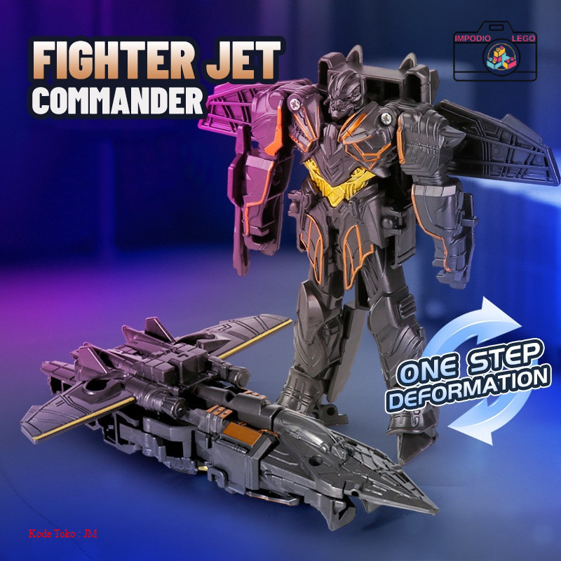 Mainan Mobil Robot Transformers 2in1 Deformation Toy - TK21 | Mainan Anak Edukasi Kreatif [IMPODIO L