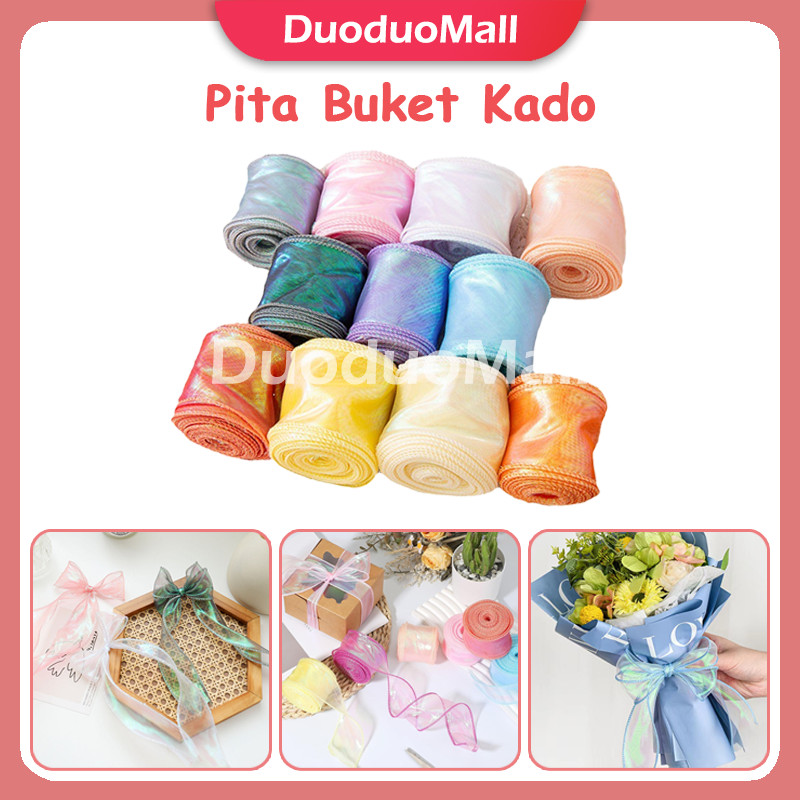 

(1ROLL) Pita Ribbon / Hologram Pita Fishtail Ribbon / Ribbon Fish Tail