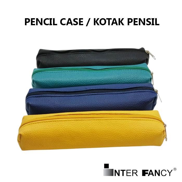

Kotak Pensil / Tepak Pensil / Tempat Pensil / Pencil Case Kulit Imitasi Polos bertekstur, model Kotak, cocok dipakai untuk menyimpan peralatan tulis. Dengan tampilan Modis. Ideal untuk siswa atau profesional.