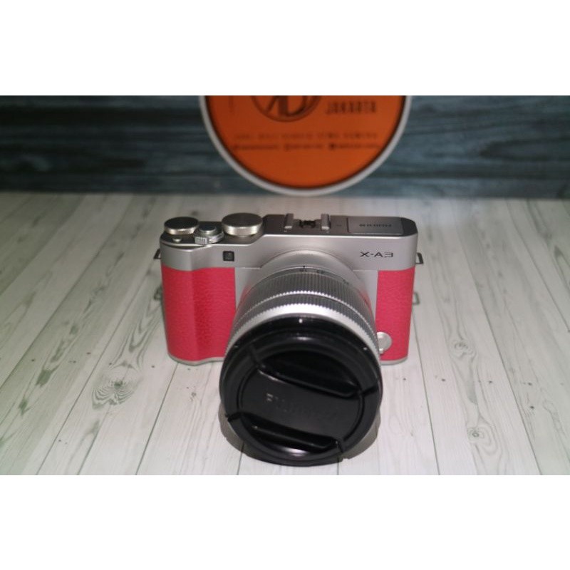 Kamera Mirrorless Fujifilm XA3 lensa 16-50mm Fujifilm XA 3 / XA-3 / X A3 kamera vlogCO