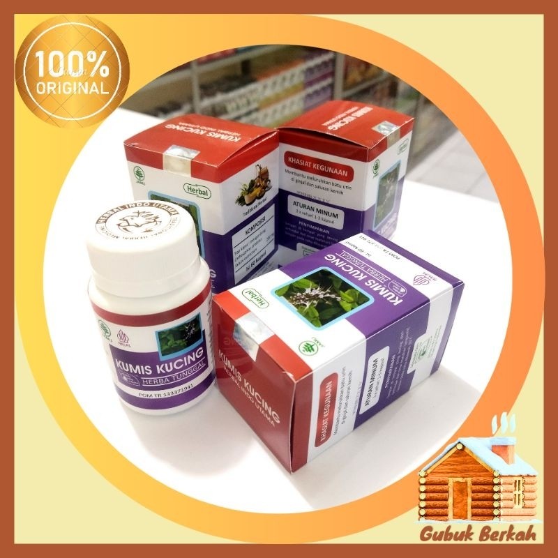 

Kumis Kucing 60 Kapsul Herbal Kencing Batu - Anyang Anyangan - Herbal Indo Utama - Original