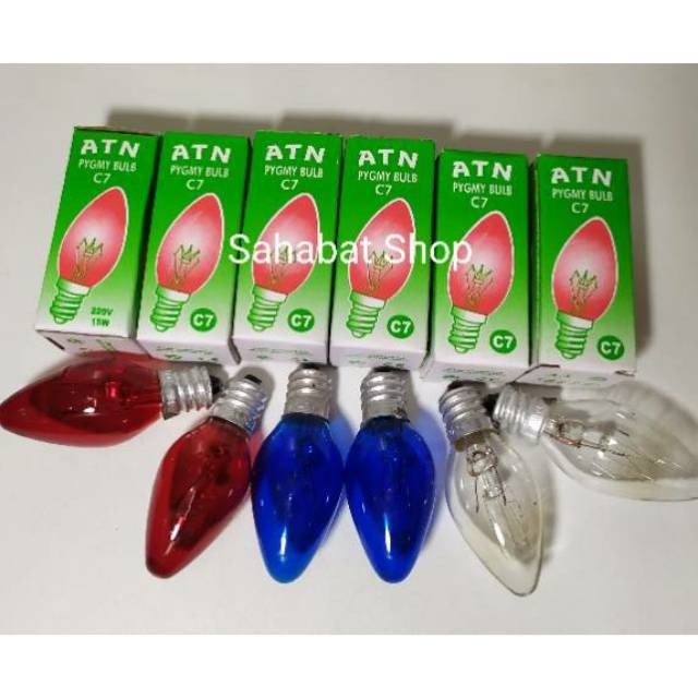 LAMPU Bohlam Cabe Lampu Tidur E12 Kecil$$