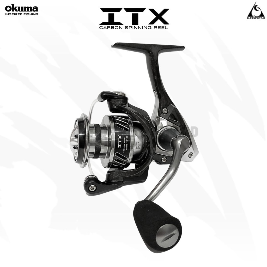 AlfaSport.id Reel Pancing Okuma ITX // ITX CB Carbon Spinning Reel ringan dan smooth