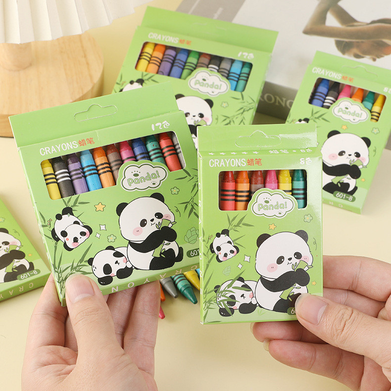 

CRAYON MINI ANAK SEKOLAH ISI 6/8/12 WARNA / KRAYON ISI 12 / 8 / 6 WARNA MOTIF PANDA CUTE, CAPYBARA, SANRIO DLL AMAN UNTUK ANAK TIDAK BERBAU