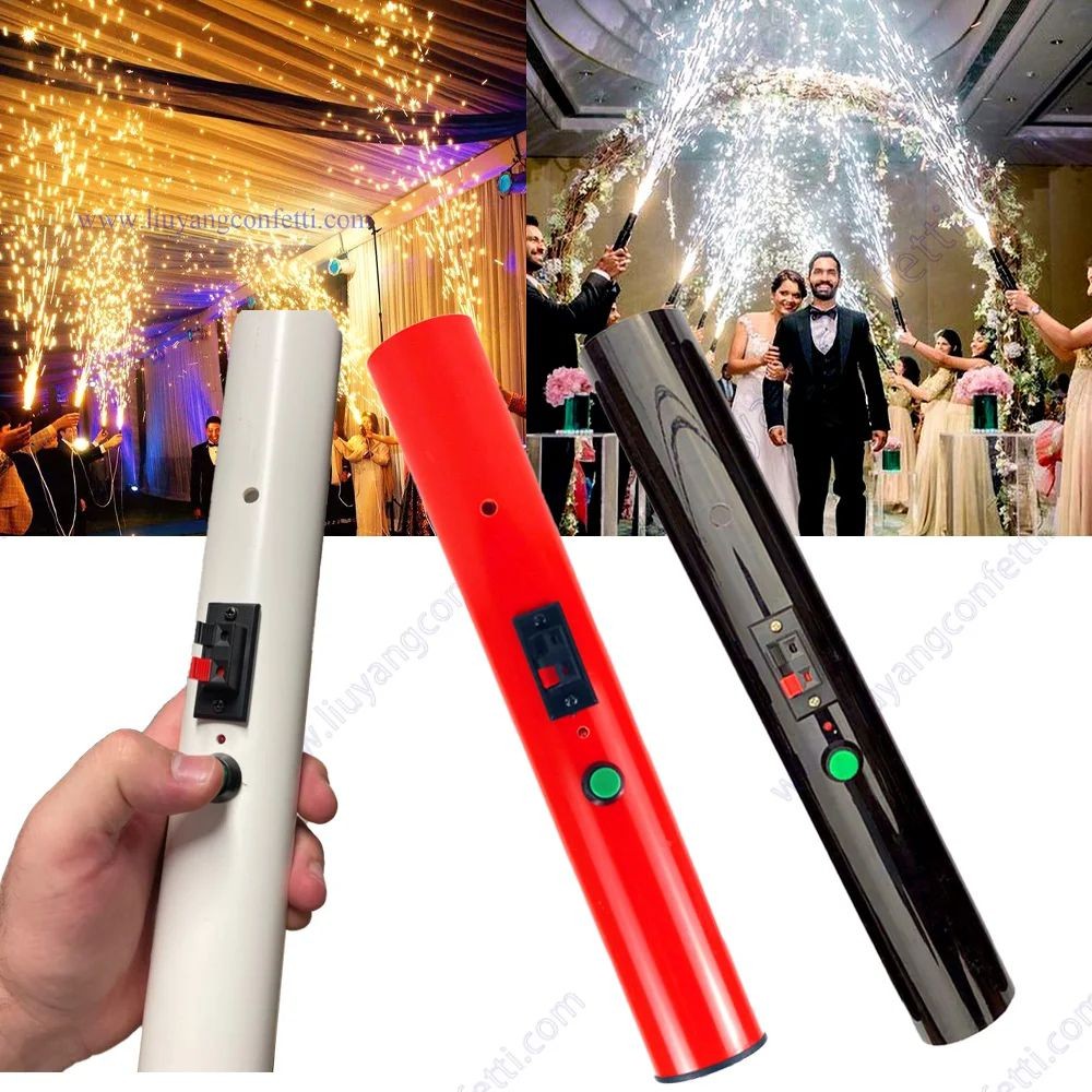 Cold Spark Fountain Tubes for Marriage, Wedding, Bride, Engagement, Couple, Pyro Sparker Shooter