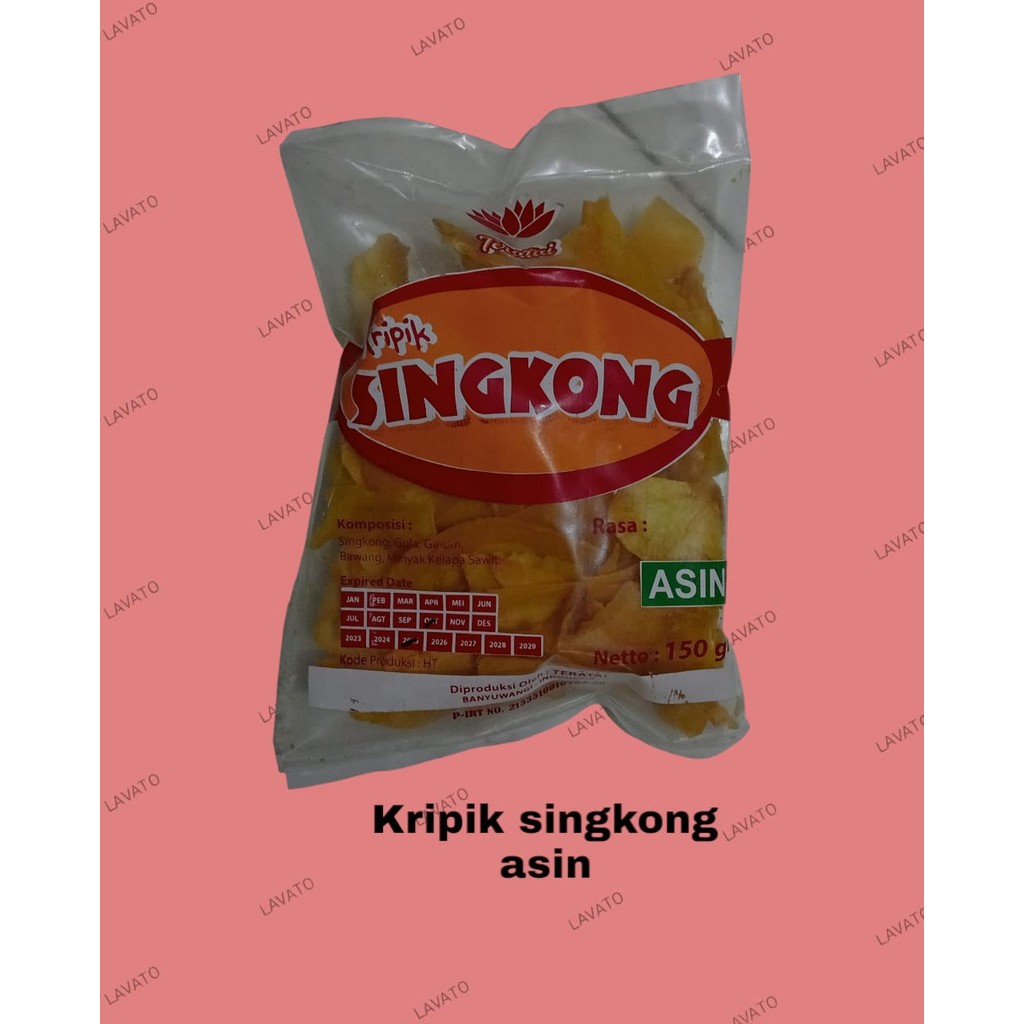 

Keripik singkong khas Banyuwangi cap teratai