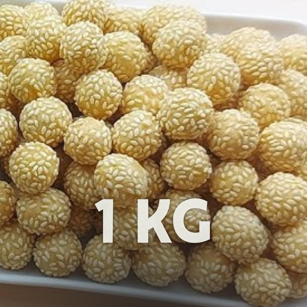 

[ 1KG/500GR/250GR ] Keciput Wijen Bulat Premium / Kue Ciput Renyah / KUE CIPUT WIJEN ONDE MINI MANIS EKONOMIS - 250 GRAM Cemilan