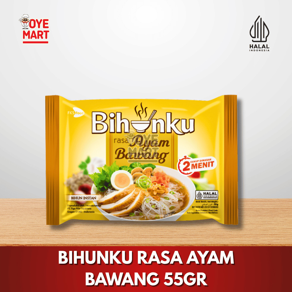 

BIHUNKU BIHUN INSTAN 55GR/MAKANAN INSTAN