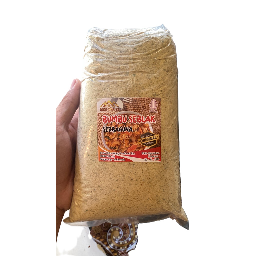 

BUMBU RACIK ASIN SERBAGUNA 1 KG BUMBU INSTAN KUAH SEBLAK DAN BASO ACI