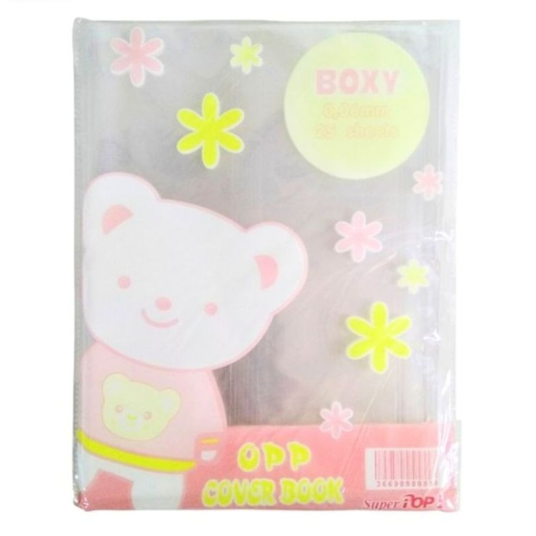 

Sampul Buku Panda Plastik Bening Pop 1 Buku Tulis Boxy OPP Cover