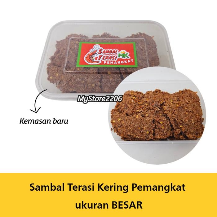 

Sambal Terasi Matang KERING Kalimantan Siap Pakai (Matang) uk. besar