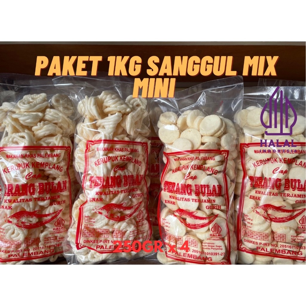 

PAKET 1KG KERUPUK SANGGUL MIX KEMPLANG MINI