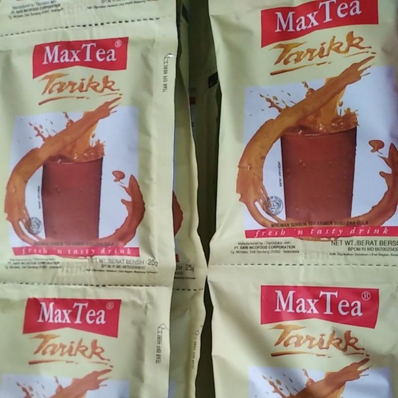 

Teh tarik Maxtea per renceng isi 10 sachet - ARM