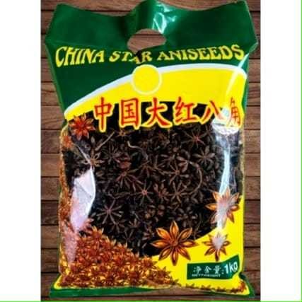 

Pekak /Bunga Lawang Kering kualitas baik / Star Anise / Pekak Import /1 Kg /