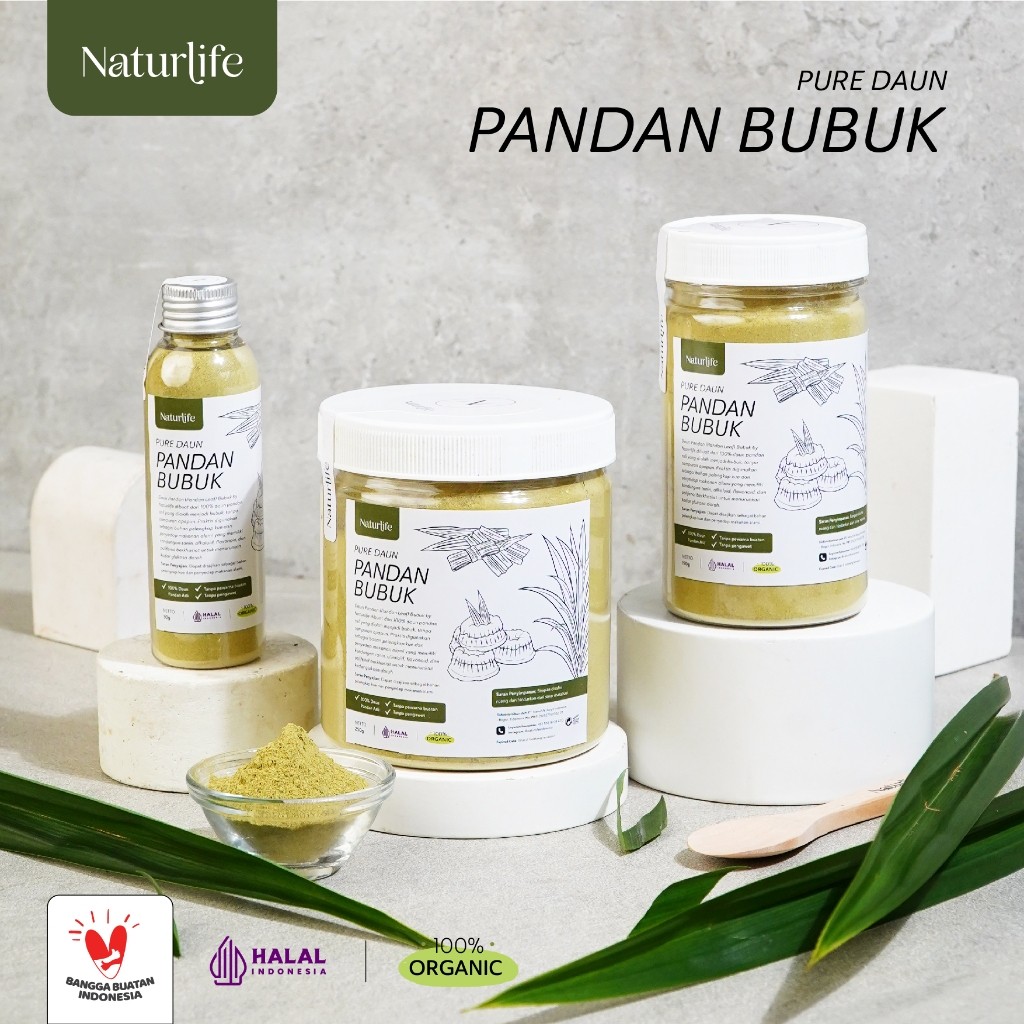 

NEW DAUN PANDAN MURNI TANPA CAMPURAN 100% ORIGINAL 50G 150G 250G PREMIUM PURE PANDAN LEAVES POWDER BUBUK PANDAN WANGI DAN SUJI BUMBU DAPUR BUBUK LENGKAP SUPER DAUN SUJI SERBUK DAUN PANDAN NUTRIFARM BRAGG DARI BUMI GEMELI LEMOVITA OFFICIAL BEORGANIK PREMIU