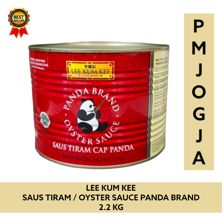 

Le Kum Kee saus tiram kaleng cap panda 2.2 kg / oyster sauce/ Panda Brand 2,2kg