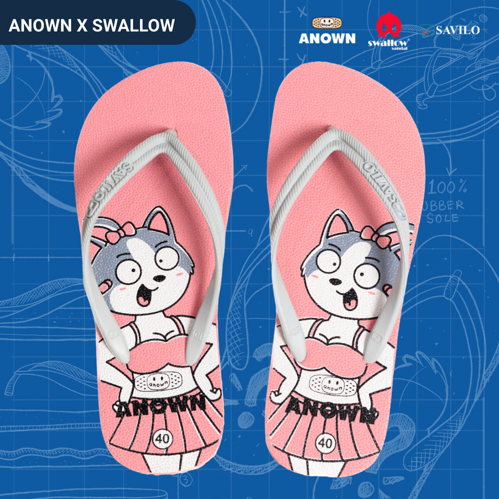 ANOWN X SWALLOW X SAVILO ALEXA FLIP FLOP
