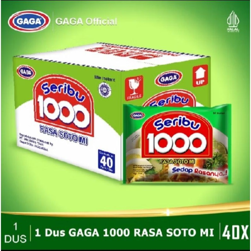 

NEW Mie gaga 1000 rasa soto isi 40 bks/ pcs bis Cod PREMIUM