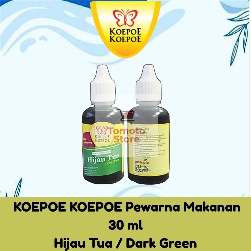 

✨ TOMOTOSTORE ✨ KOEPOE KOEPOE Pewarna Makanan Hijau Tua / Dark Green