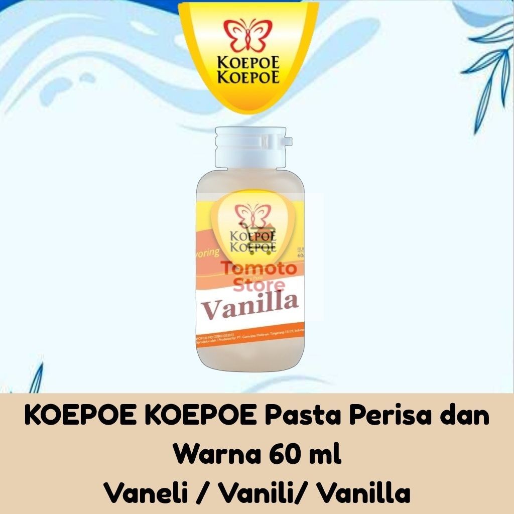 

✨ TOMOTOSTORE ✨ KOEPOE KOEPOE Pasta Perisa dan Warna Vaneli / Vanili/ Vanilla