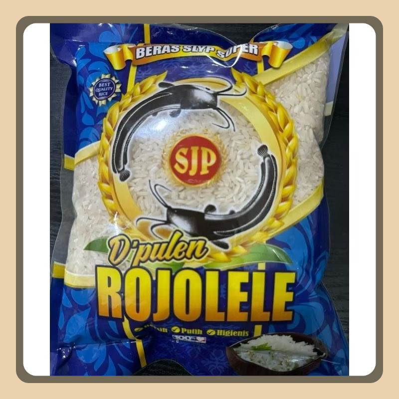 

Beras SLYP Super Rajalele SJP D'pulen Rojolele kemasan 1 liter / 800 gr
