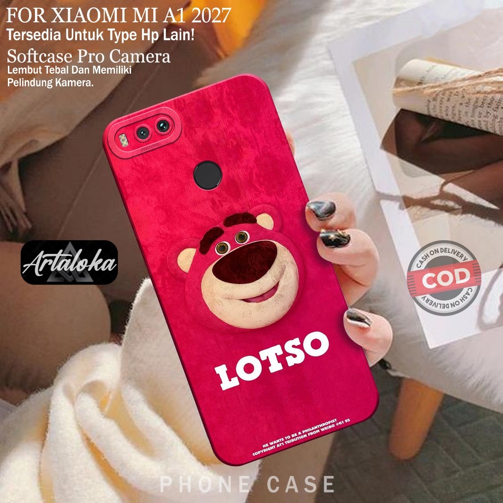 Softcase Hp Xiaomi MI A1 2017 Fashion Case Kartun Case Xiaomi MI A1 2017 Silikon TPU Pro Camera Casi