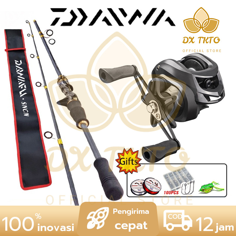 (Beli 1 Dapat 7)Joran Pancing Full Set 1.8M 10LB 7.2:1 Joran BC Set Reel BC Joran UL Carbon Pancinga