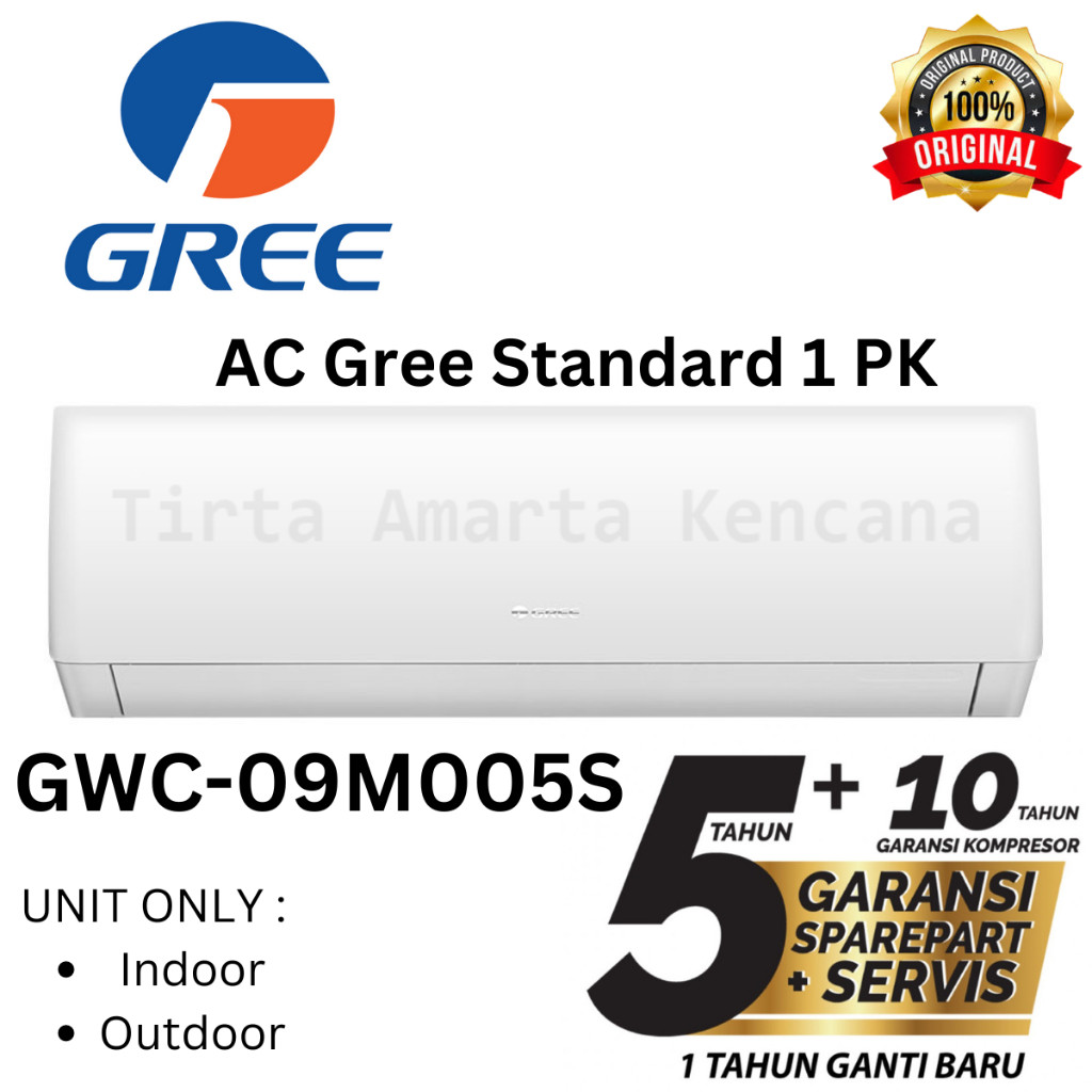 AC Gree 1 PK Standard GWC 09M005S/A Unit Only CO