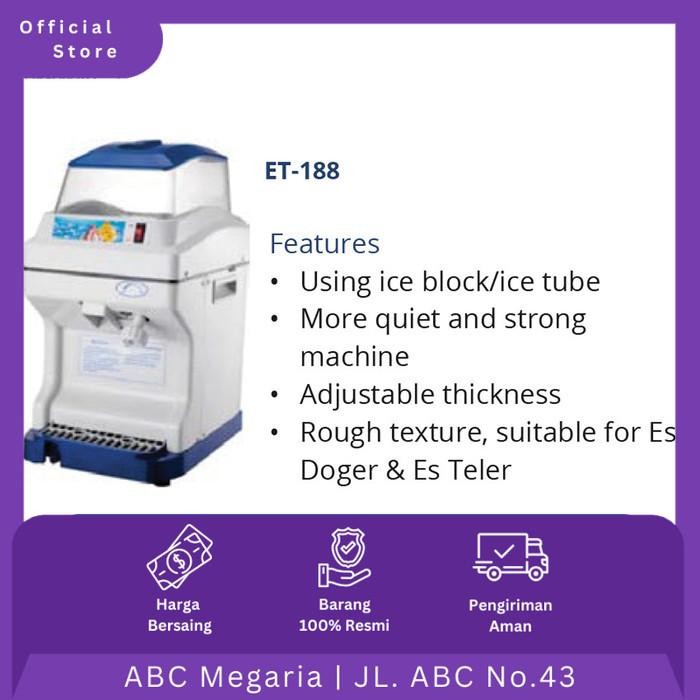 Gea Ice Planer Shaver / Mesin Es Serut Doger / Teler ET188 / ET-188