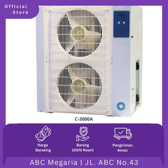 Gea Water Chiller Pendingin Air Tawar / Laut Aquarium C3000A / C-3000A