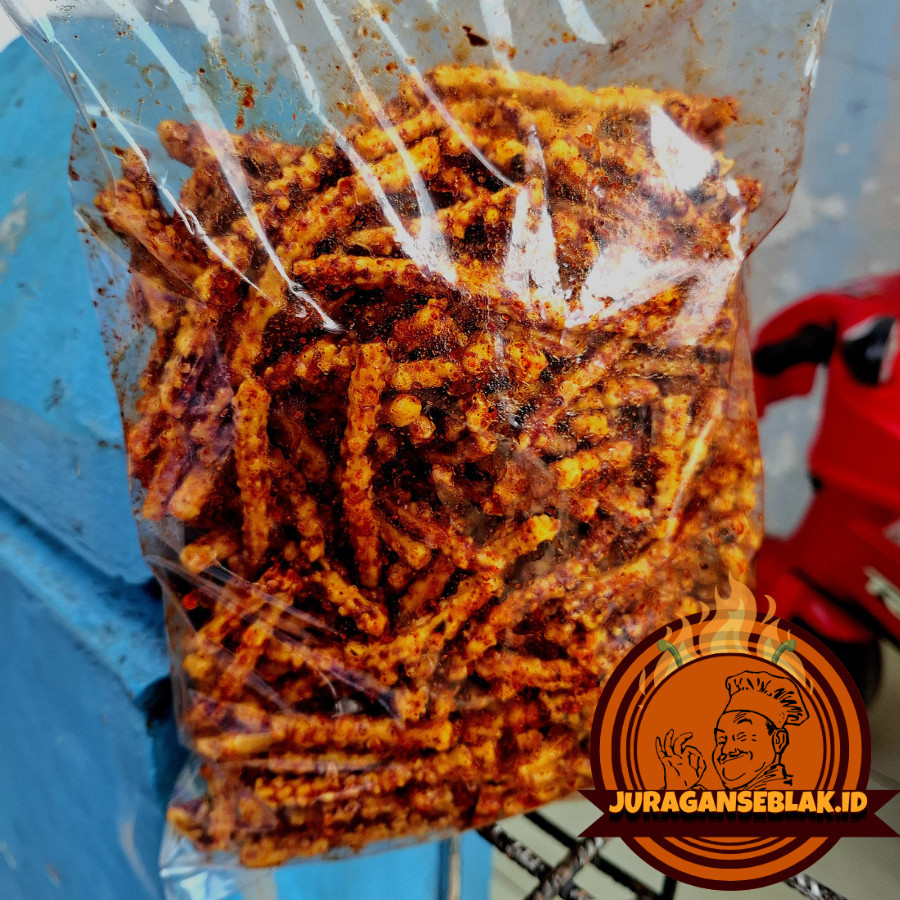 

Kerupuk Seblak Kering Kerupuk Seblak (AKAR BETON) Pedas daun Jeruk