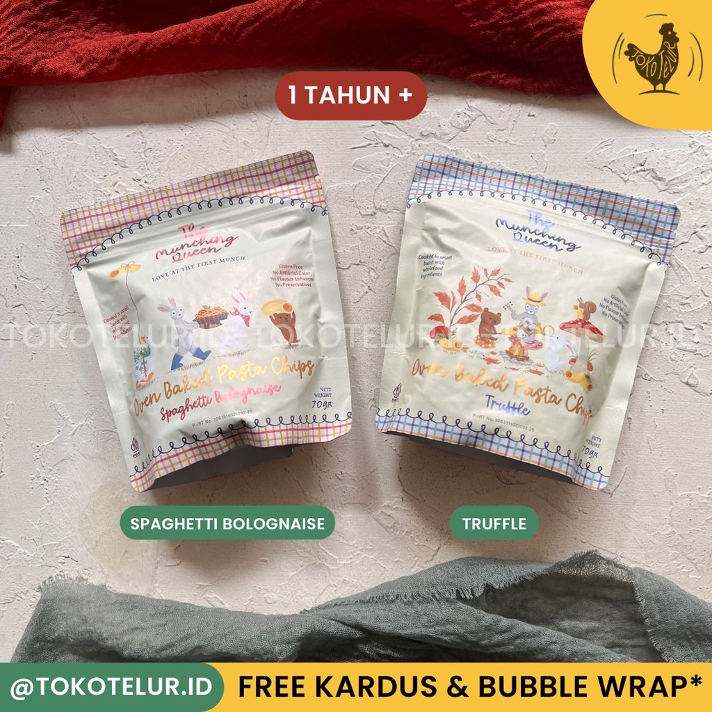 

MUNCHING QUEEN - Oven Baked Pasta Chips | Cemilan Snack Anak NO MSG