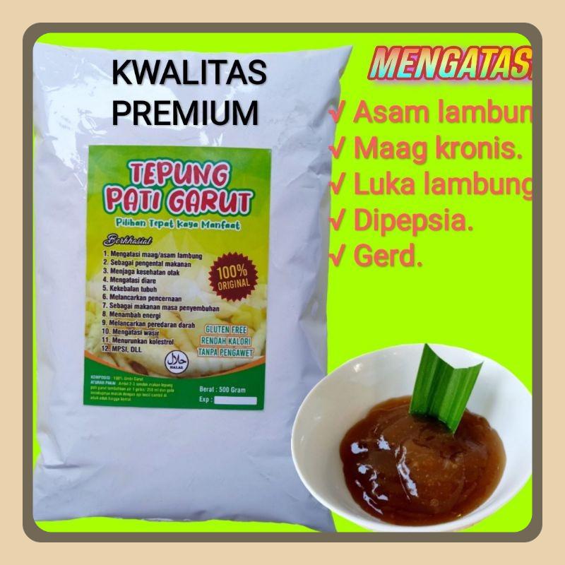 

Tepung Garut Pati Garut Original 500 Gram Obat Maag Asam Lambung