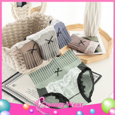 Sexy Celana Dalam Renda Lace Wanita Brief Women High Waist Panty 𝓑𝓦 517