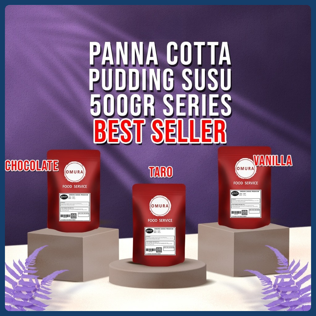 

[SERIES PANNA COTTA] Panna Cotta Pudding Sutra ala Italia Aneka Rasa Omura Dessert Shooter 500 Gr