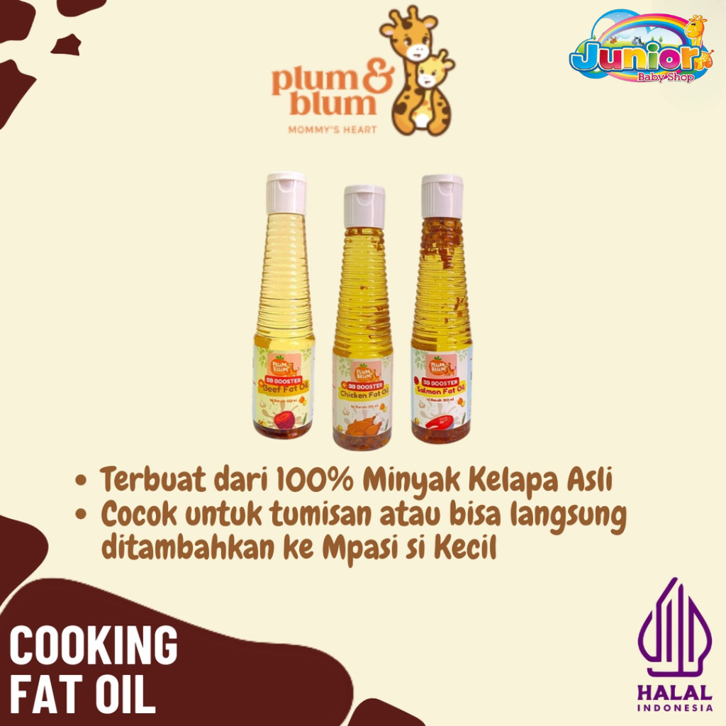 

Plum & Blum Minyak MPASI BB Booster - Minyak MPASI Non MSG