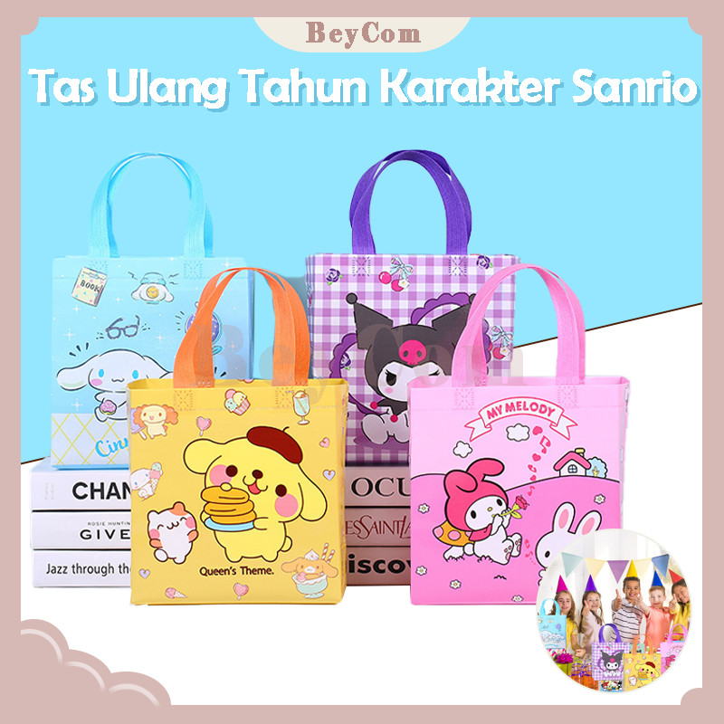 

Tas Ulang Tahun Karakter Sanrio/Tas Souvenir Ulang Tahun Anak/Tas Goodie Bag Motif Sanrio Hadiah Yang Indah